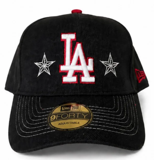 Gorra New Era 9FORTY Los Angeles Dodgers #9 — Vista frontal