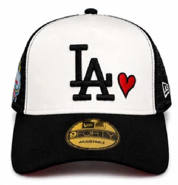 Gorra New Era 9FORTY Los Angeles Dodgers #17 — Vista frontal