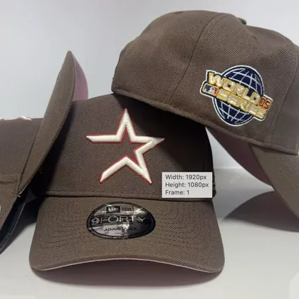 Gorra New Era 9FORTY Houston Astros · Café · Serie Mundial 2005