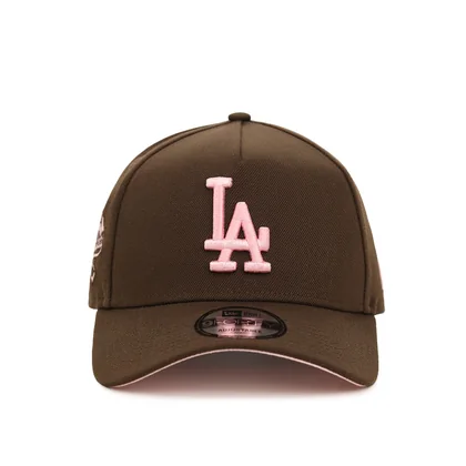Gorra New Era 9FORTY Los Angeles Dodgers · Café · 100 aniversario