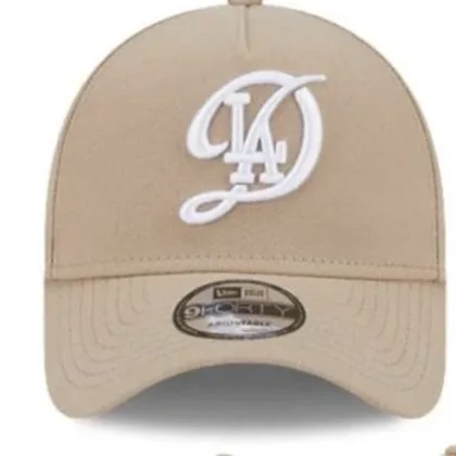 Gorra New Era 9FORTY Los Angeles Dodgers · Khaki · Logo D