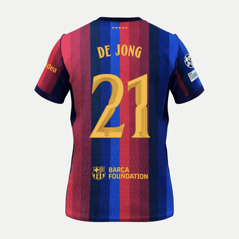 Camiseta Barcelona Local · Frenkie de Jong