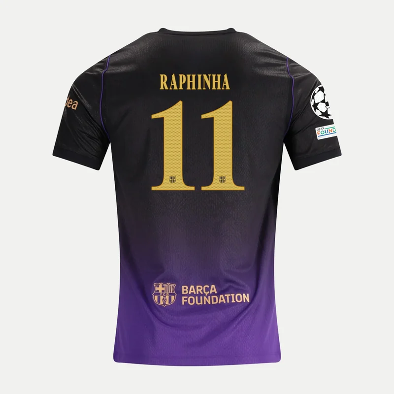 Camiseta Barcelona Visitante · Raphinha