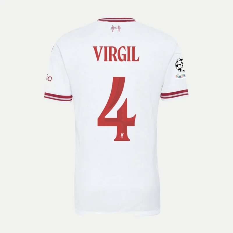 Camiseta Liverpool Visitante · Virgil van Dijk