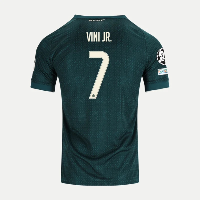 Camiseta Real Madrid Visitante · Vinícius Jr